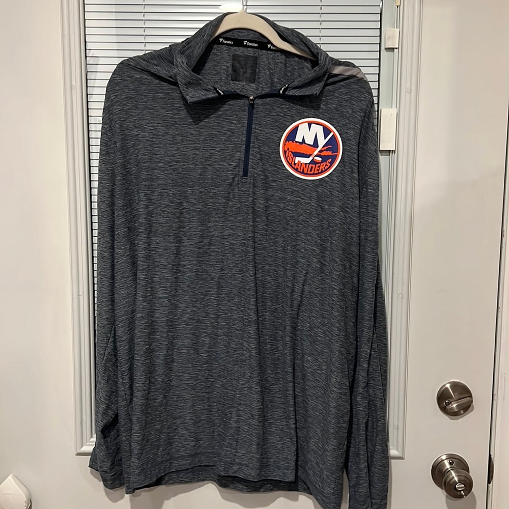 Men 1/4 zip NY Islanders